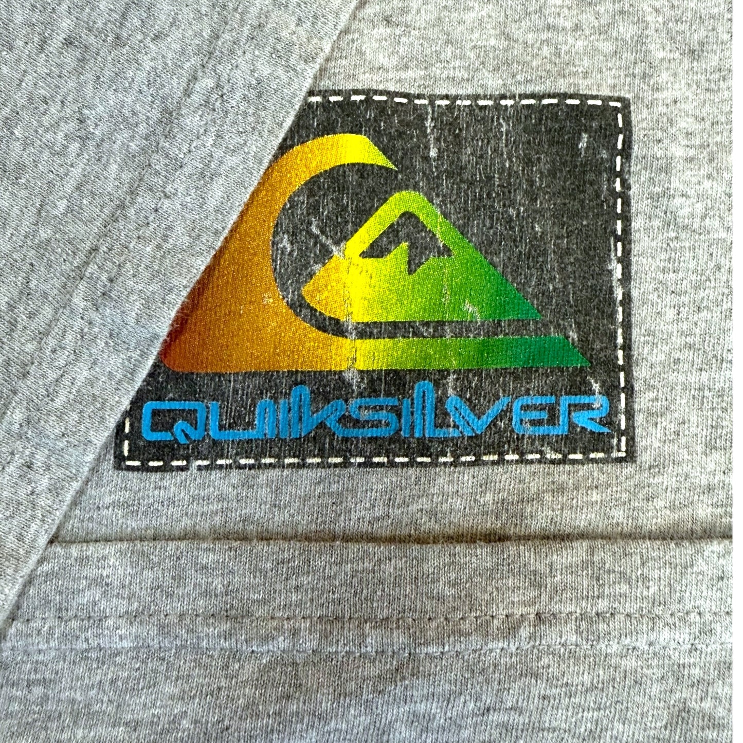 Quiksilver T-Shirt Silver Size L