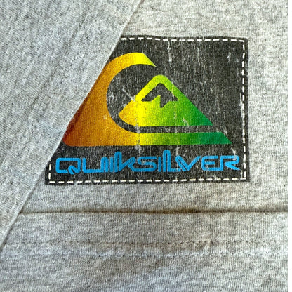 Quiksilver T-Shirt Silver Size L