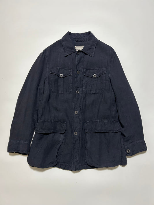 EMPORIO ARMANI 2000s Military Jacket Navy Size L