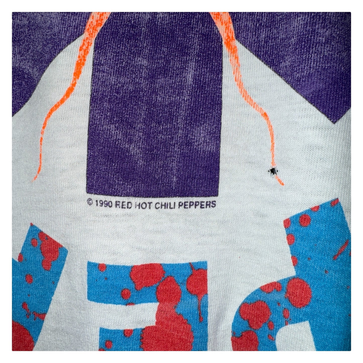 RED HOT CHILI PEPPERS SPERM T-Shirt Red Size XL