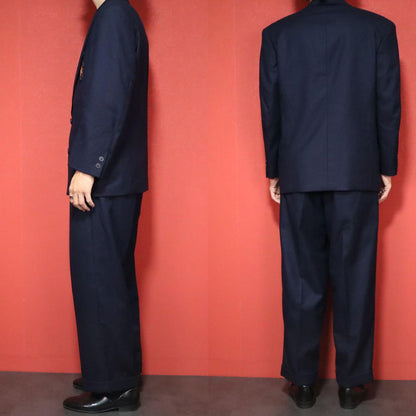 Yohji Yamamoto JR Tokai Gold Emblem DB Suit Jacket Size M