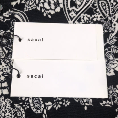 sacai 19AW Paisley Corduroy Shirt Black Size 2