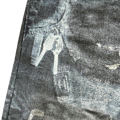 EMOTIONAL WORLD X-Ray Scanned Print Jeans Size 4