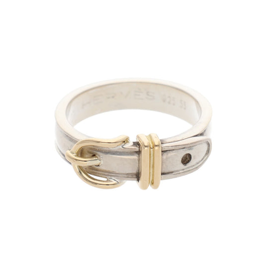 Hermes HERMÈS Silver Gold 925 Ring