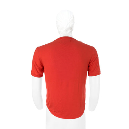 RAF SIMONS 2002 S/S T-Shirt Red White Size 48