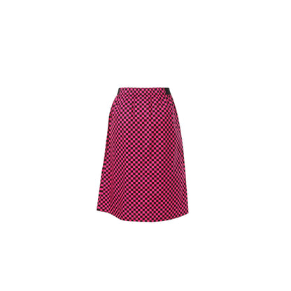 UNDERCOVER 2001 S/S Cotton Midi Pink Black Skirt