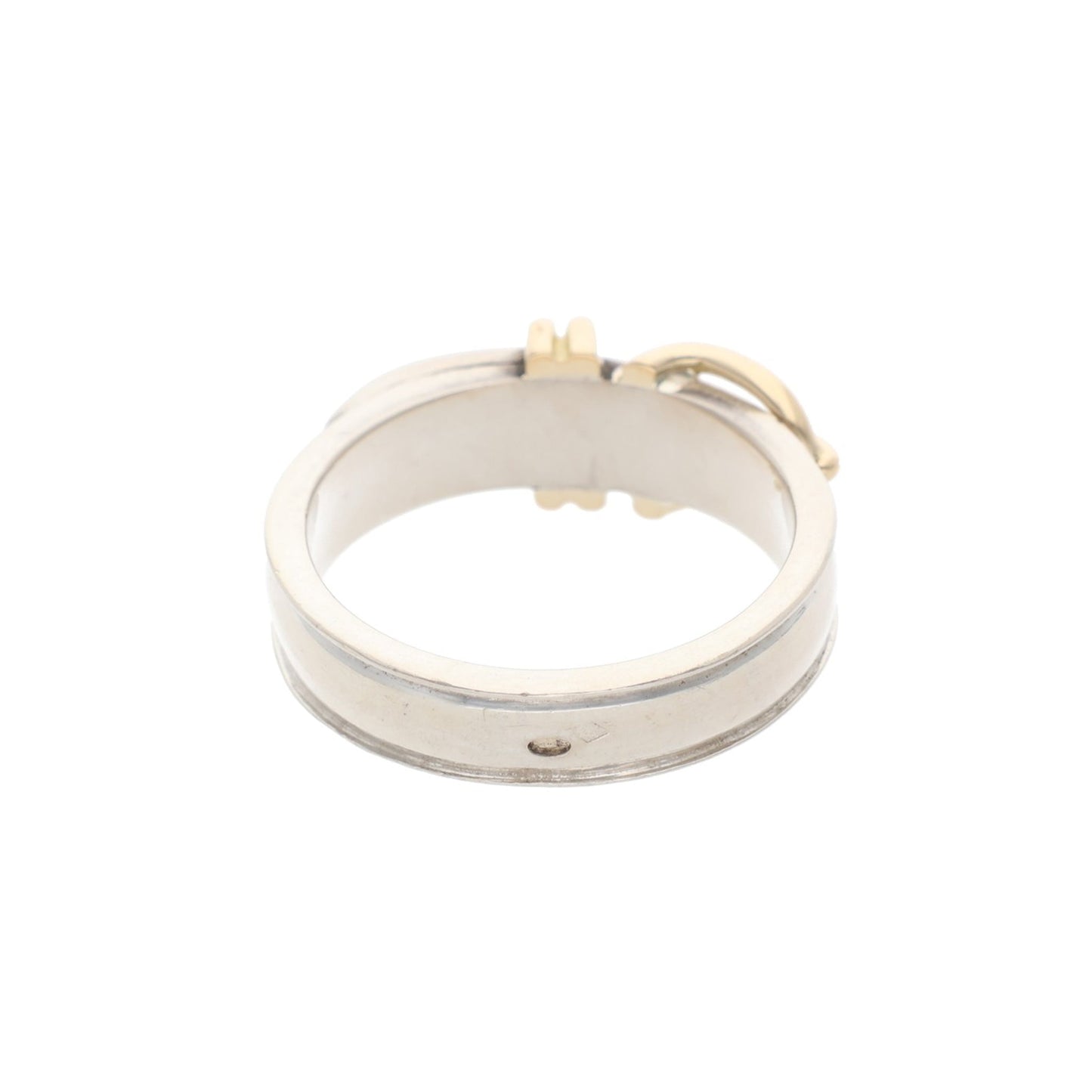Hermes HERMÈS Silver Gold 925 Ring