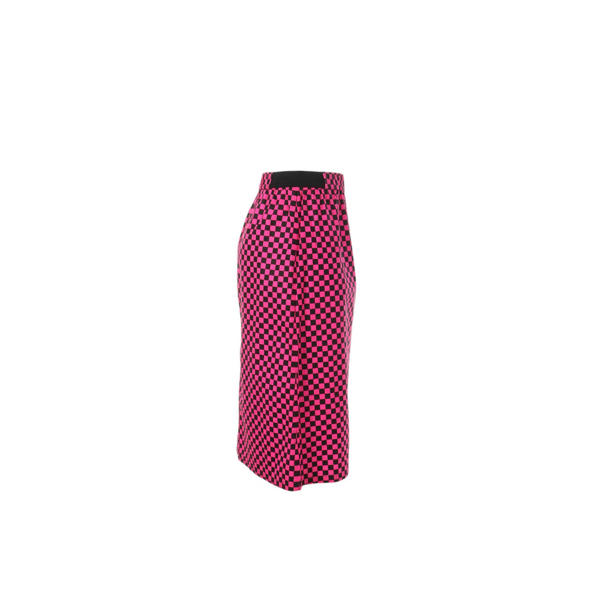 UNDERCOVER 2001 S/S Cotton Midi Pink Black Skirt