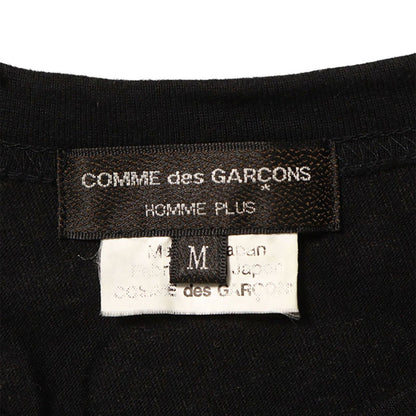 COMME des GARCONS 2018 A/W Black Gray T-Shirt Size M