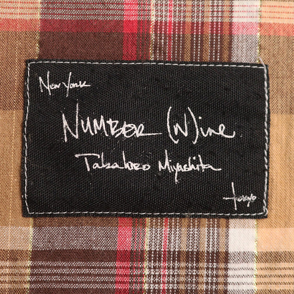 NUMBER (N)INE 2005 A/W Cotton Blend Shirt Multi Size 2