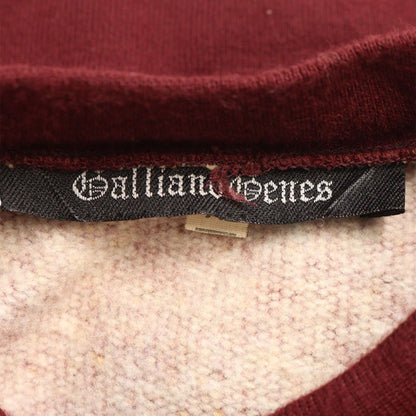 JOHNGALLIANO Bordeaux Tone Blend Hoodie Size XL