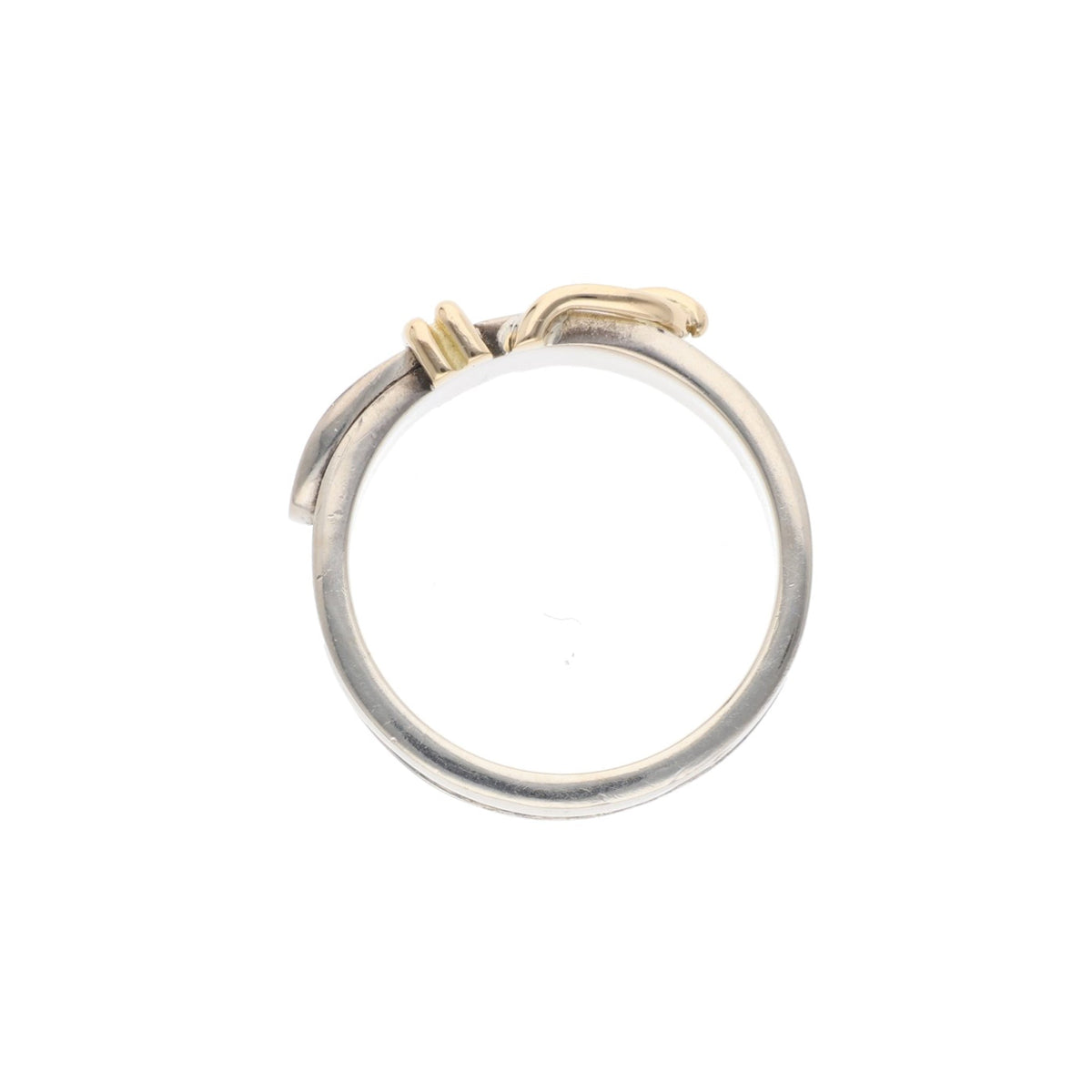 Hermes HERMÈS Silver Gold 925 Ring