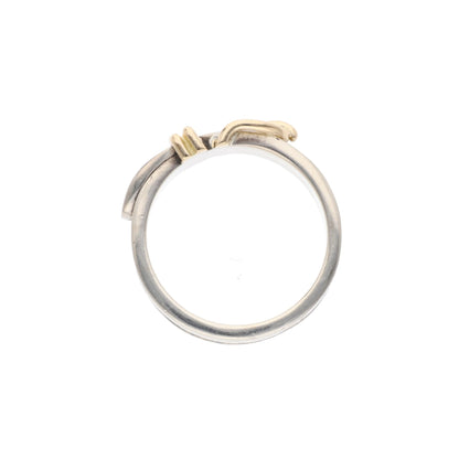 Hermes HERMÈS Silver Gold 925 Ring