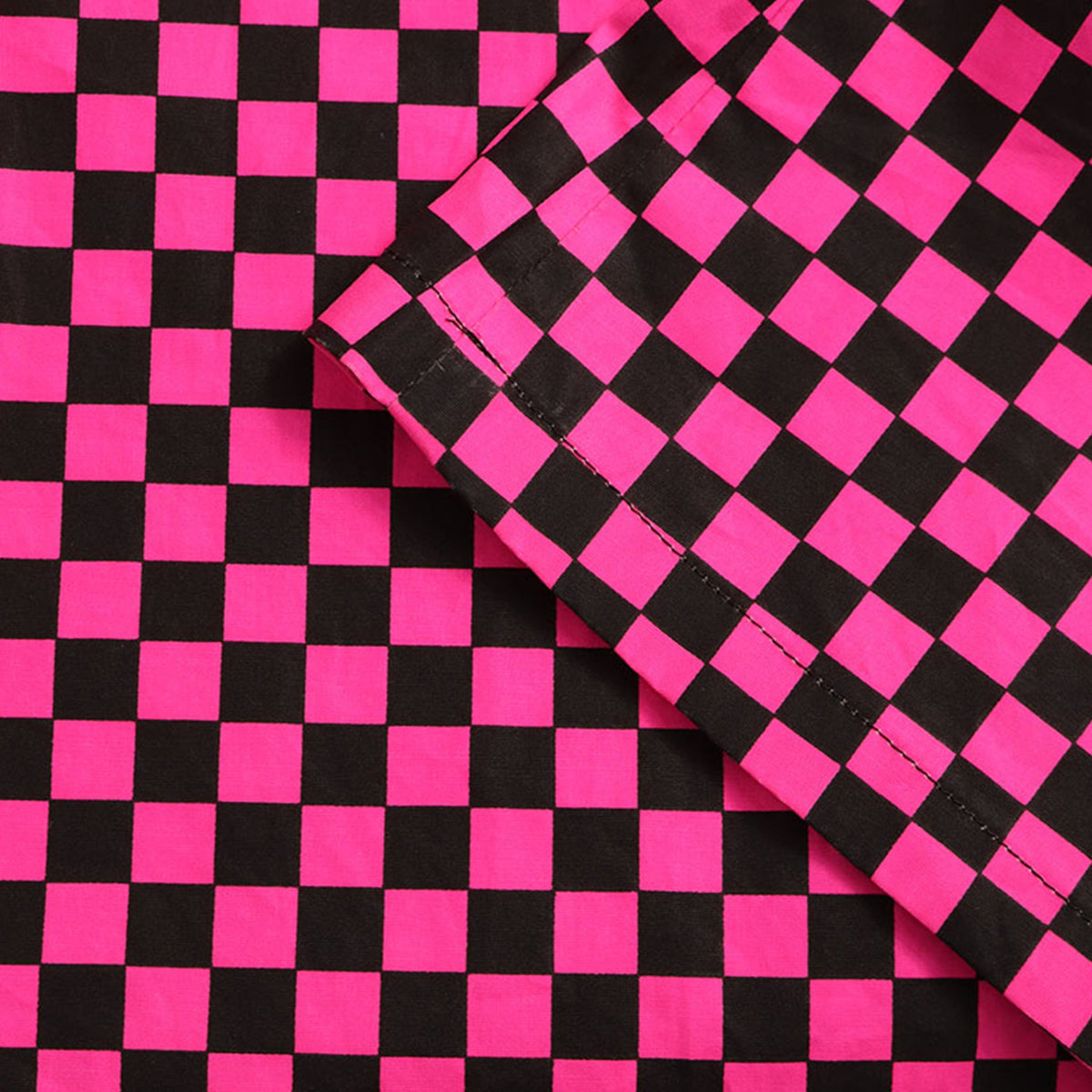 UNDERCOVER 2001 S/S Cotton Midi Pink Black Skirt