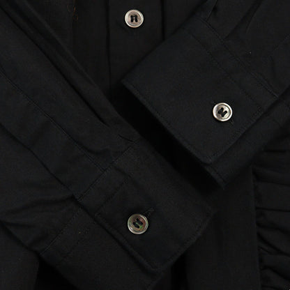 COMME des GARCONS 2017 S/S Black Cotton Shirt Size XS