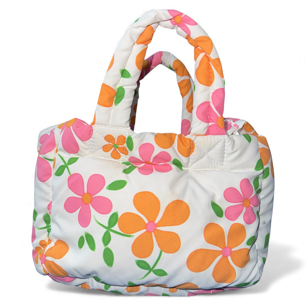 ERL Floral Print Puffer Down Bag ONE SIZE Size ONE SIZE