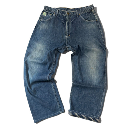 MASTERPIECE Ruff'n'TUFF Workwear Denim Jeans Size LARGE