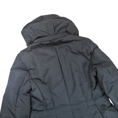Moncler SAISSAC GIUBBOTTO Black Hooded Down Coat Size 00