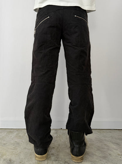 Griffin Black Zip Gimmick Pants Size 28