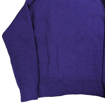 DRIES VAN NOTEN Front Design Wool Sweater Size S