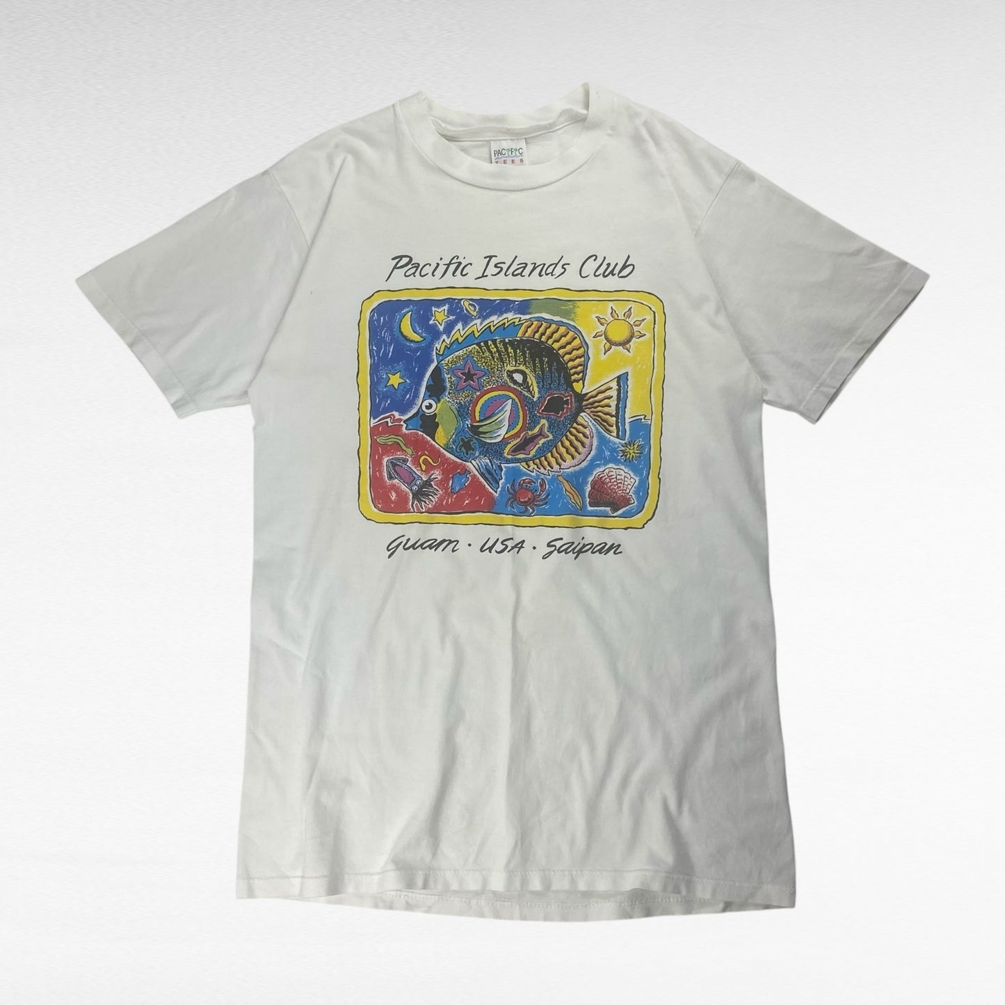 PACIFIC 90s T-Shirt White Size M