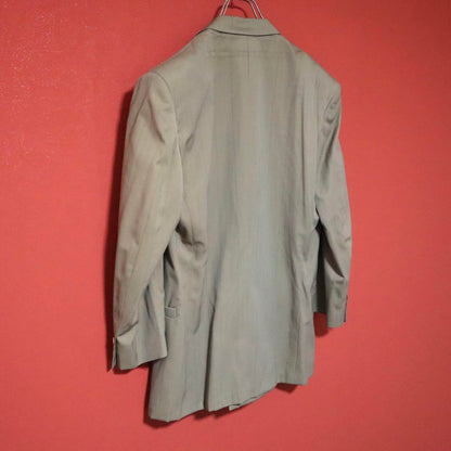 Gianni Versace 80s DB Striped Beige Jacket Size 46