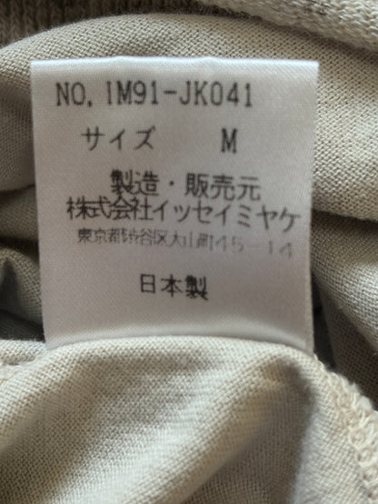 Issey Miyake Beige T-Shirt Size XS