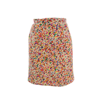 COMME des GARCONS 1992 S/S Wool Midi Skirt Multi Size S