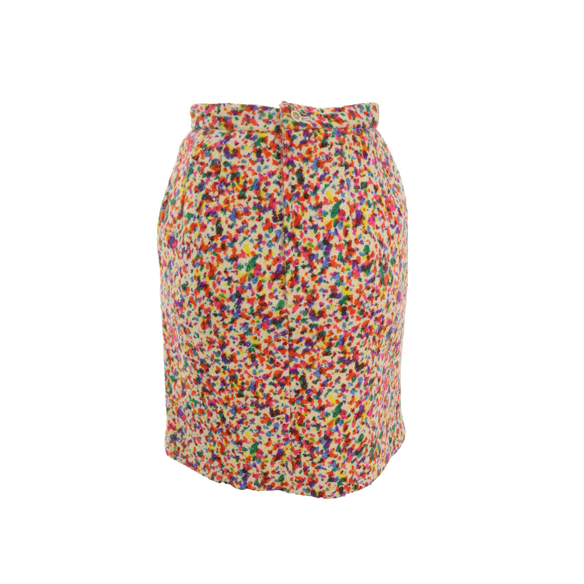 COMME des GARCONS 1992 S/S Wool Midi Skirt Multi Size S