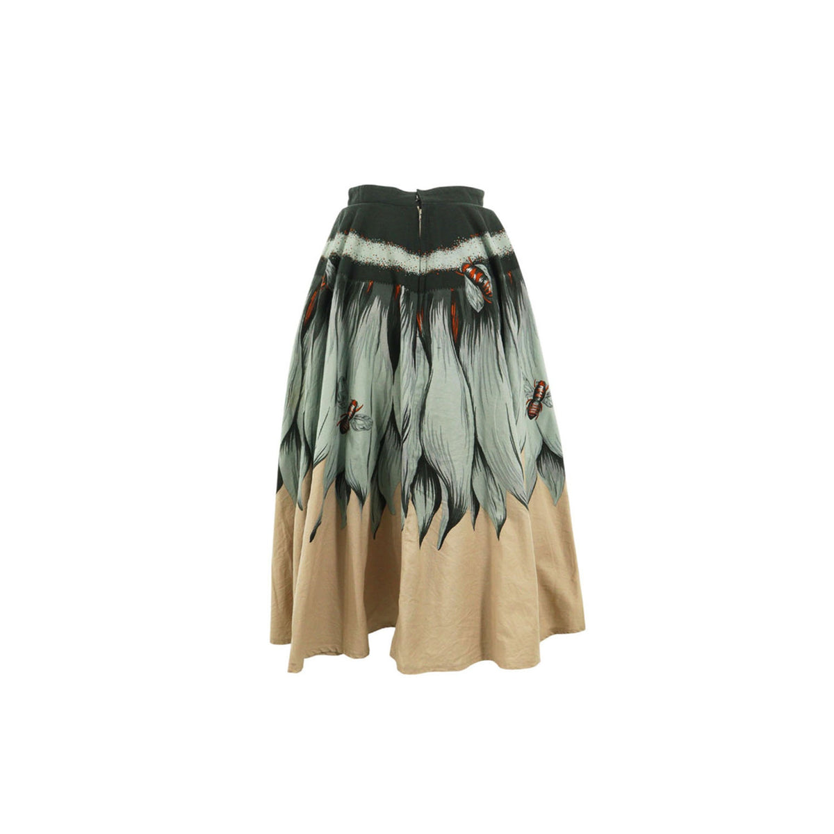 BIGI Beige Blue Black Skirt