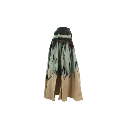 BIGI Beige Blue Black Skirt