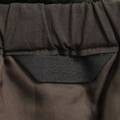 UNDERCOVER 2010 S/S Green Black Brown Silk Midi Skirt Size 2