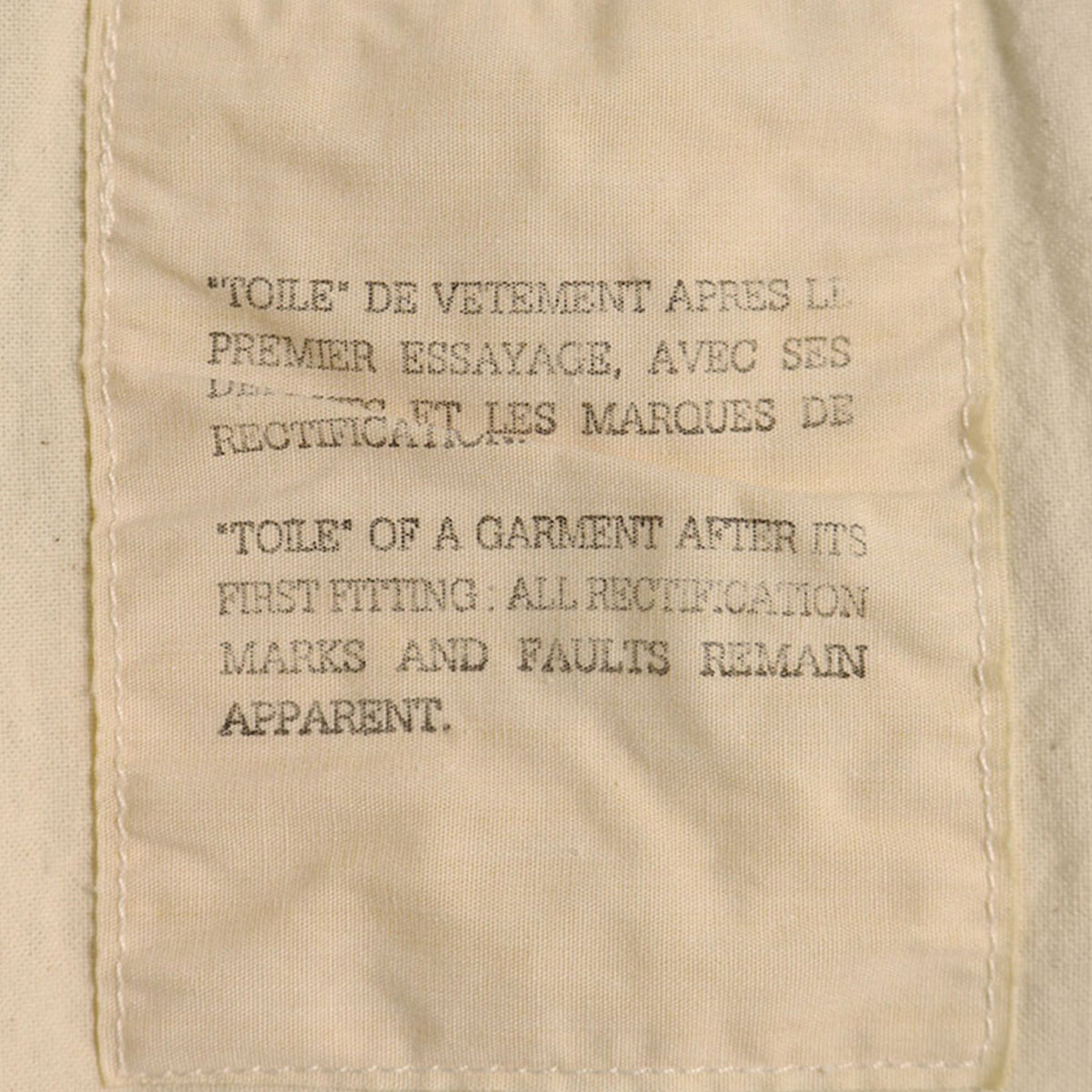 Maison Martin Margiela 1997 A/W Cotton Coat Beige Size S