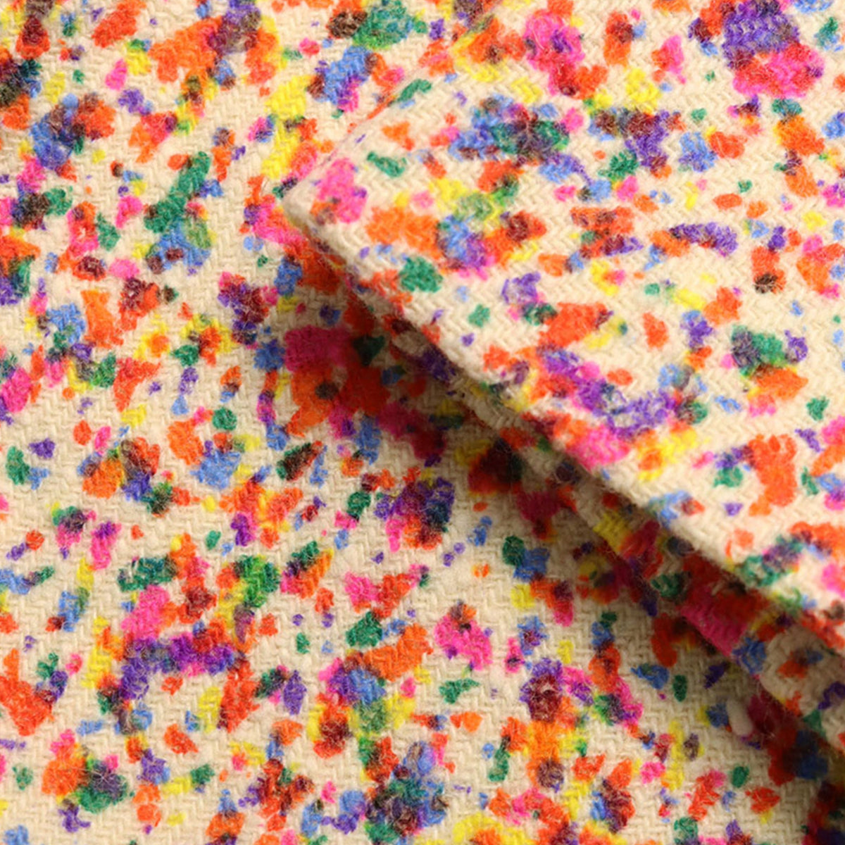 COMME des GARCONS 1992 S/S Wool Midi Skirt Multi Size S