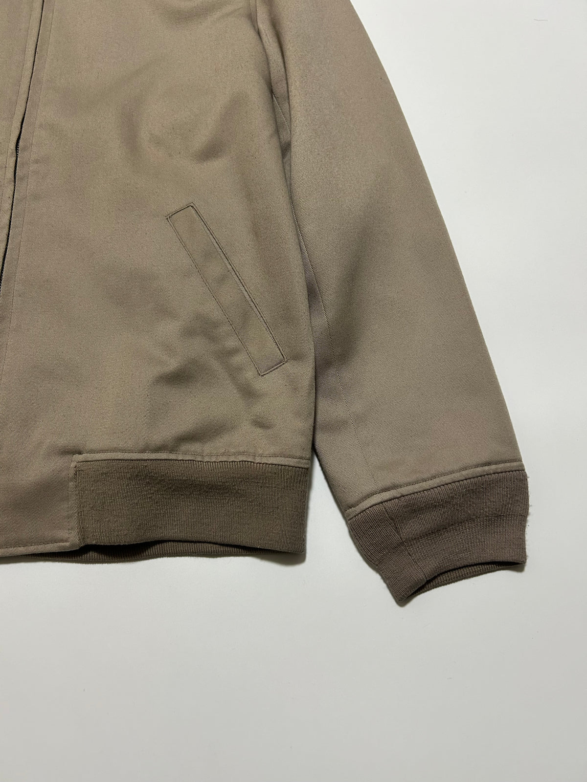 A.P.C. 2000s Ivory Cotton Blend Drizzler Jacket Size M
