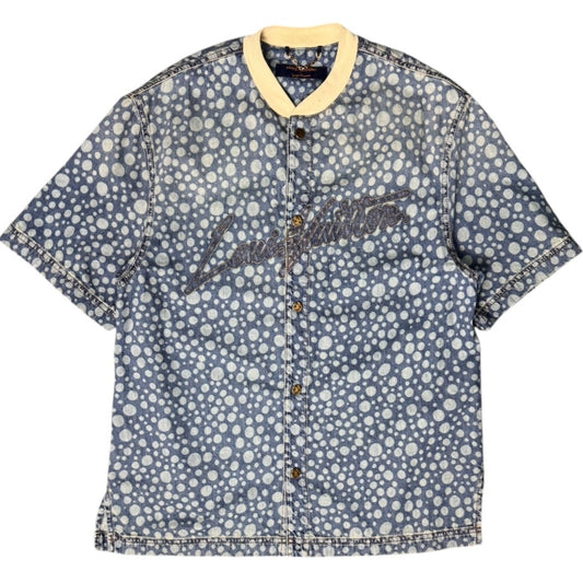 Louis Vuitton x Yayoi Kusama Denim Shirt Blue Size L