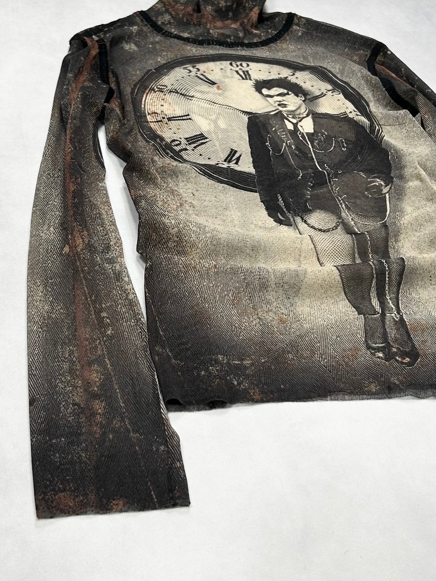 Jean Paul GAULTIER HOMME Clock Woman Top (F/W03) Size 48