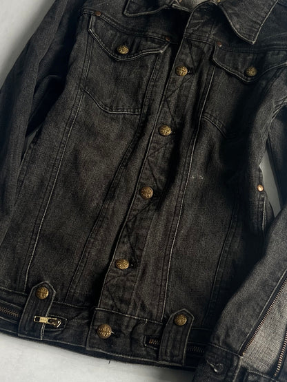 Spinash Zip Gimmick Denim Jacket Size M