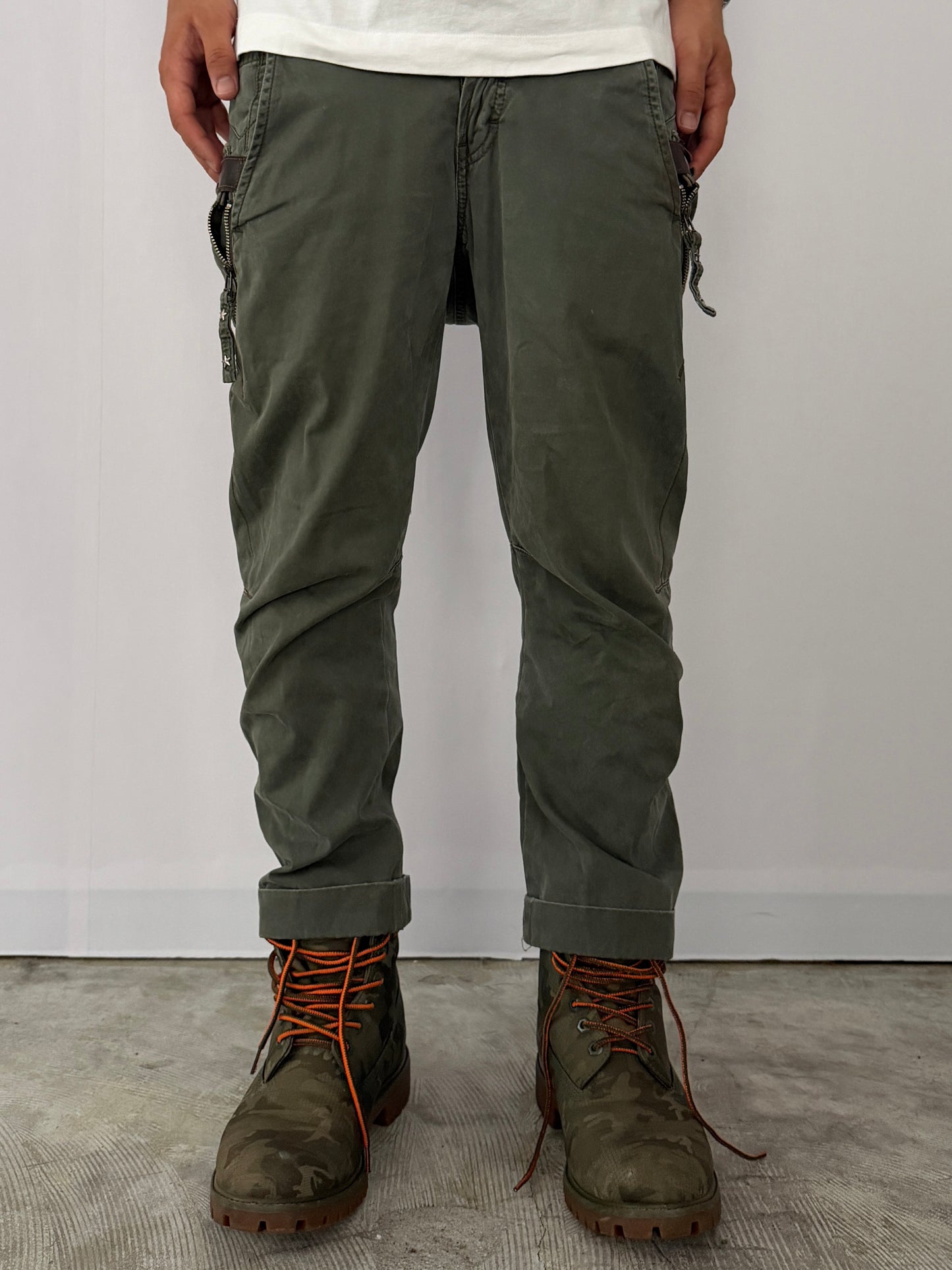 Marithe + Francois Girbaud Layered Cropped Pants Size S