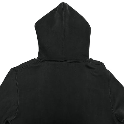 STUSSY 2000s Faded Logo Hoodie Black Size S