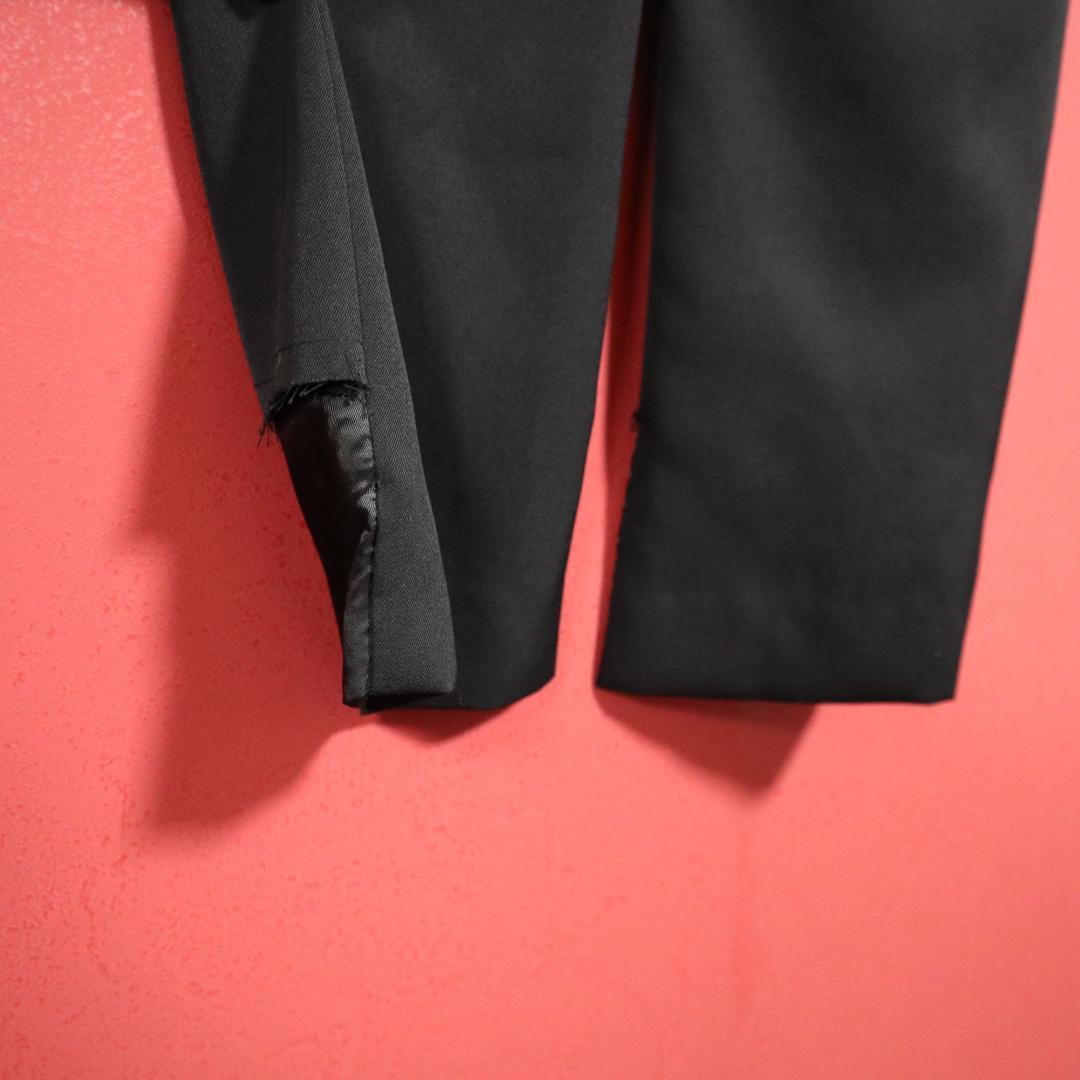 DELADA Black Slim Detail Trousers Size 46