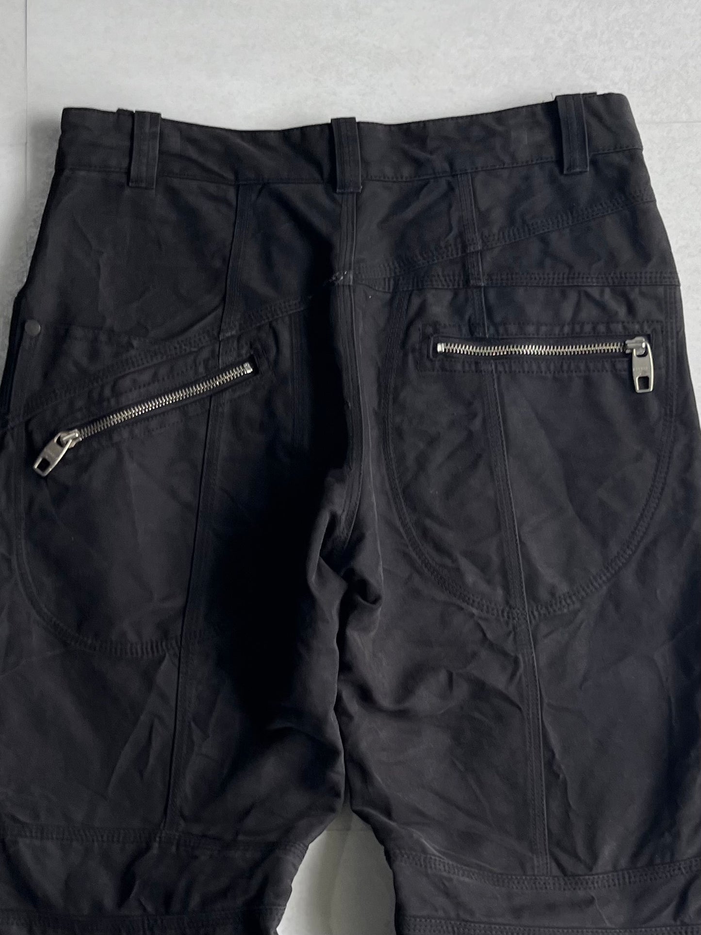 Griffin Black Zip Gimmick Pants Size 28