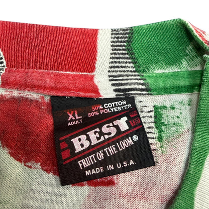BOB MARLEY 90s USA All-Over Print T-Shirt Size XL