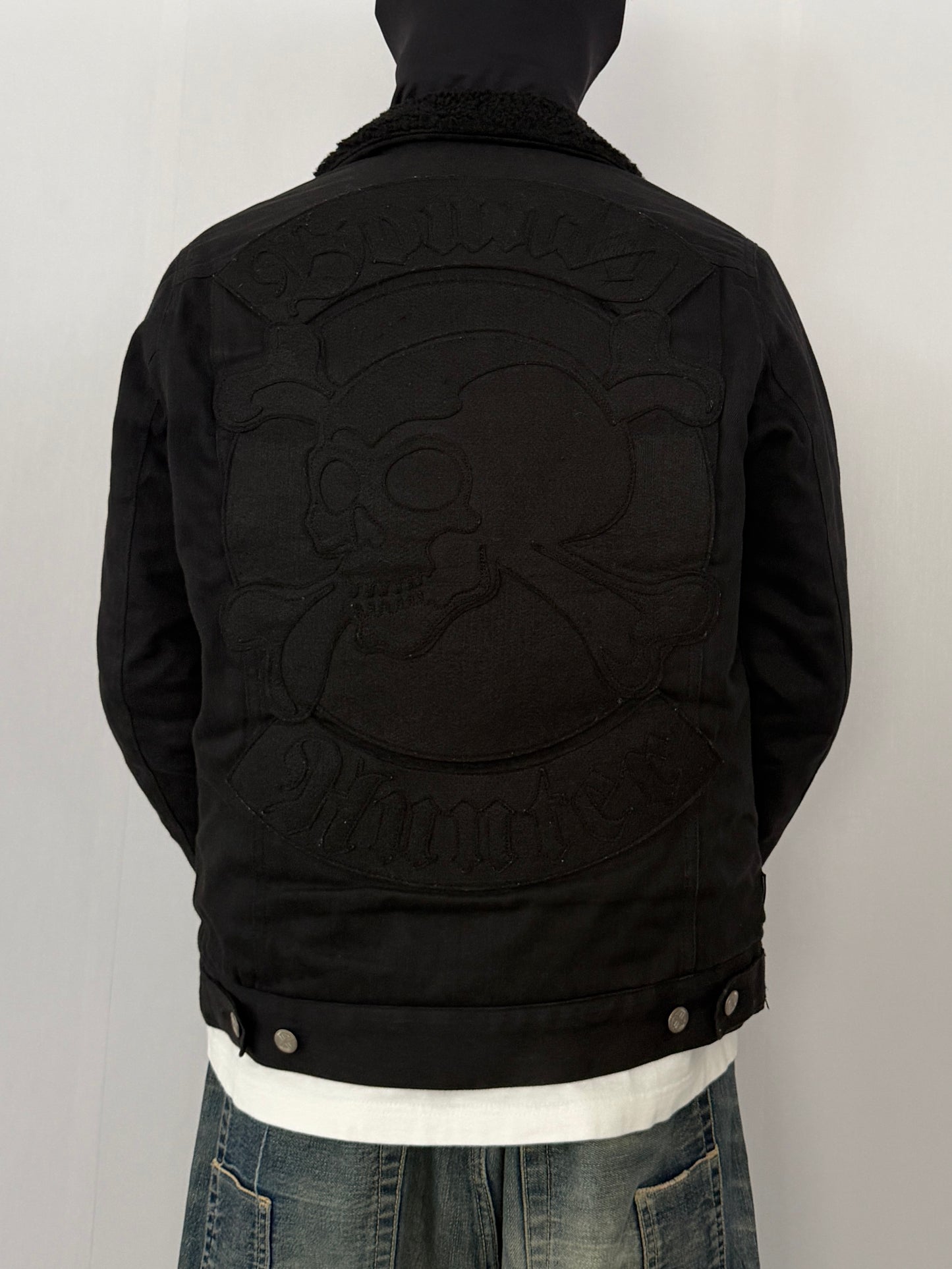 Bounty Hunter skull boa jacket Size M