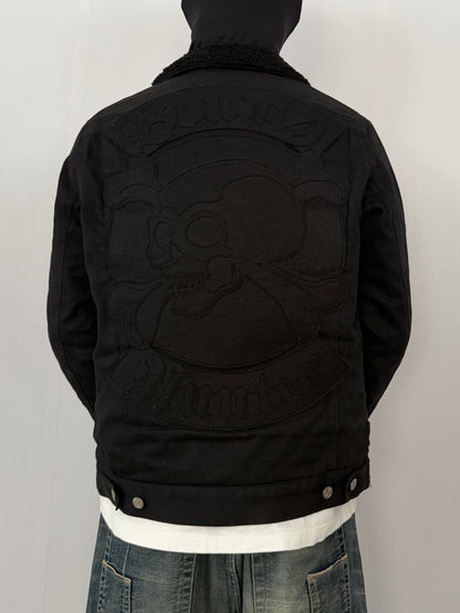 Bounty Hunter skull boa jacket Size M