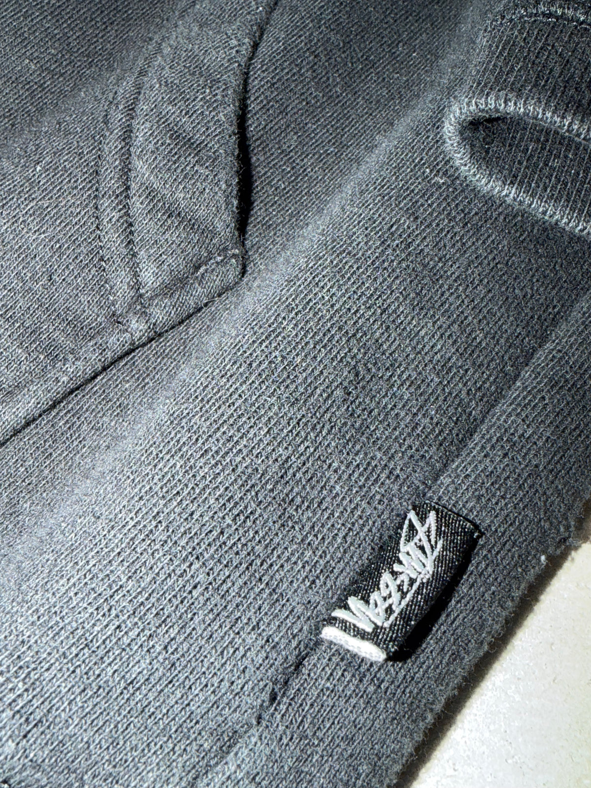 Stussy Osaka Umeda Exclusive 3/4 Sleeve Hoodie Black Size L