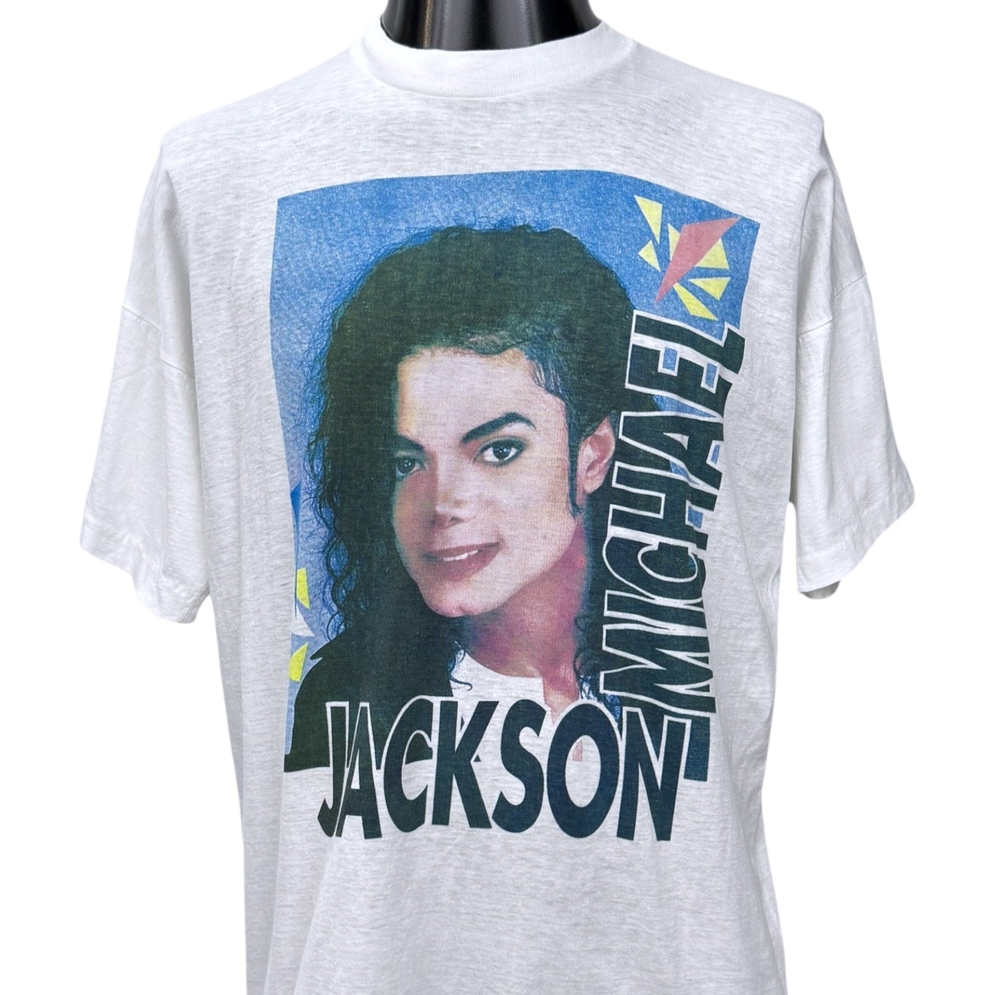 MICHAEL JACKSON 90s Dangerous Album Mark Art T-Shirt Size L