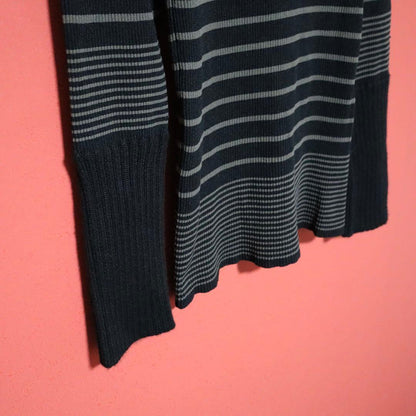Jean Paul GAULTIER CLASSIQUE 90s Mixed Knit Black Size 40