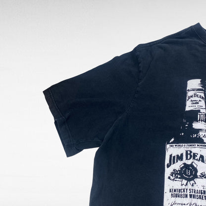 JIM BEAM Short Sleeve T-Shirt Black Size 2XL