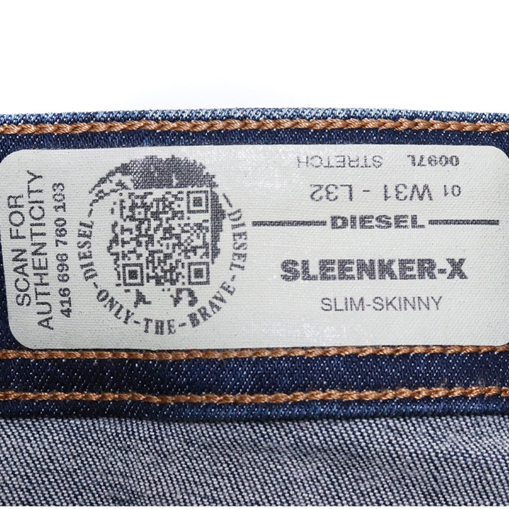 Diesel SLEENKER-X Stretch Jeans Indigo Size W31 L32